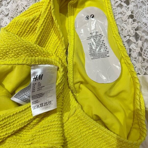 NEON YELLOW SWIMSUIT!!  - Picture 5 of 6